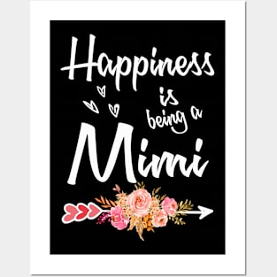 mothers day happiness is being a mimi Posters and Art